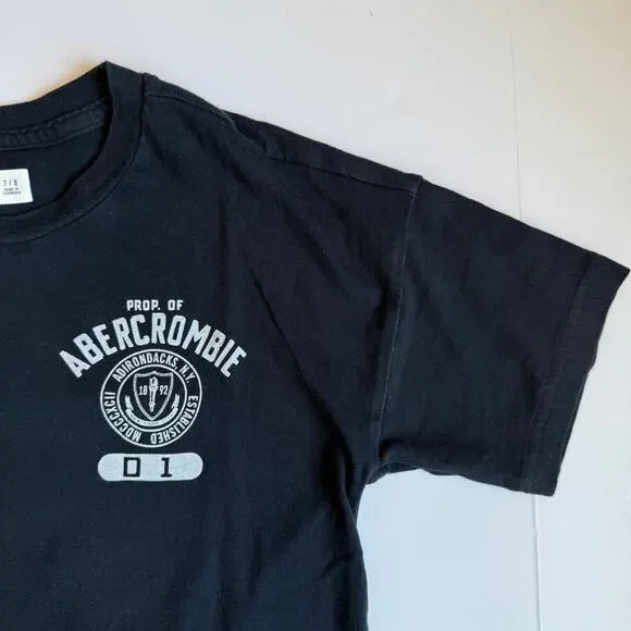 Abercrombie Kids Black Graphic Tee Bundle 7/8 - Picture 8 of 13